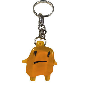 Orange Man Vintage Keychain Smirk Face